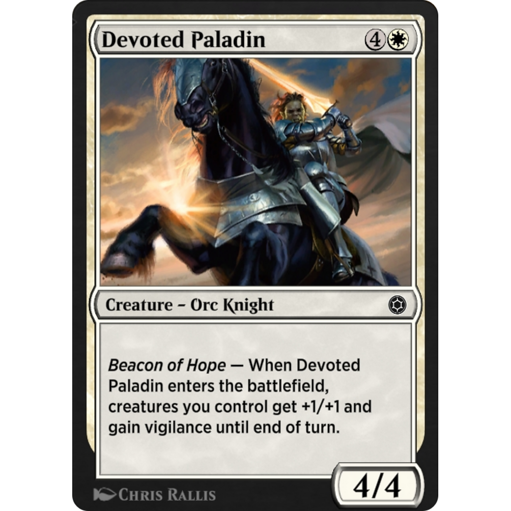 Devoted Paladin (HBG-088) - Alchemy Horizons: Baldur's Gate