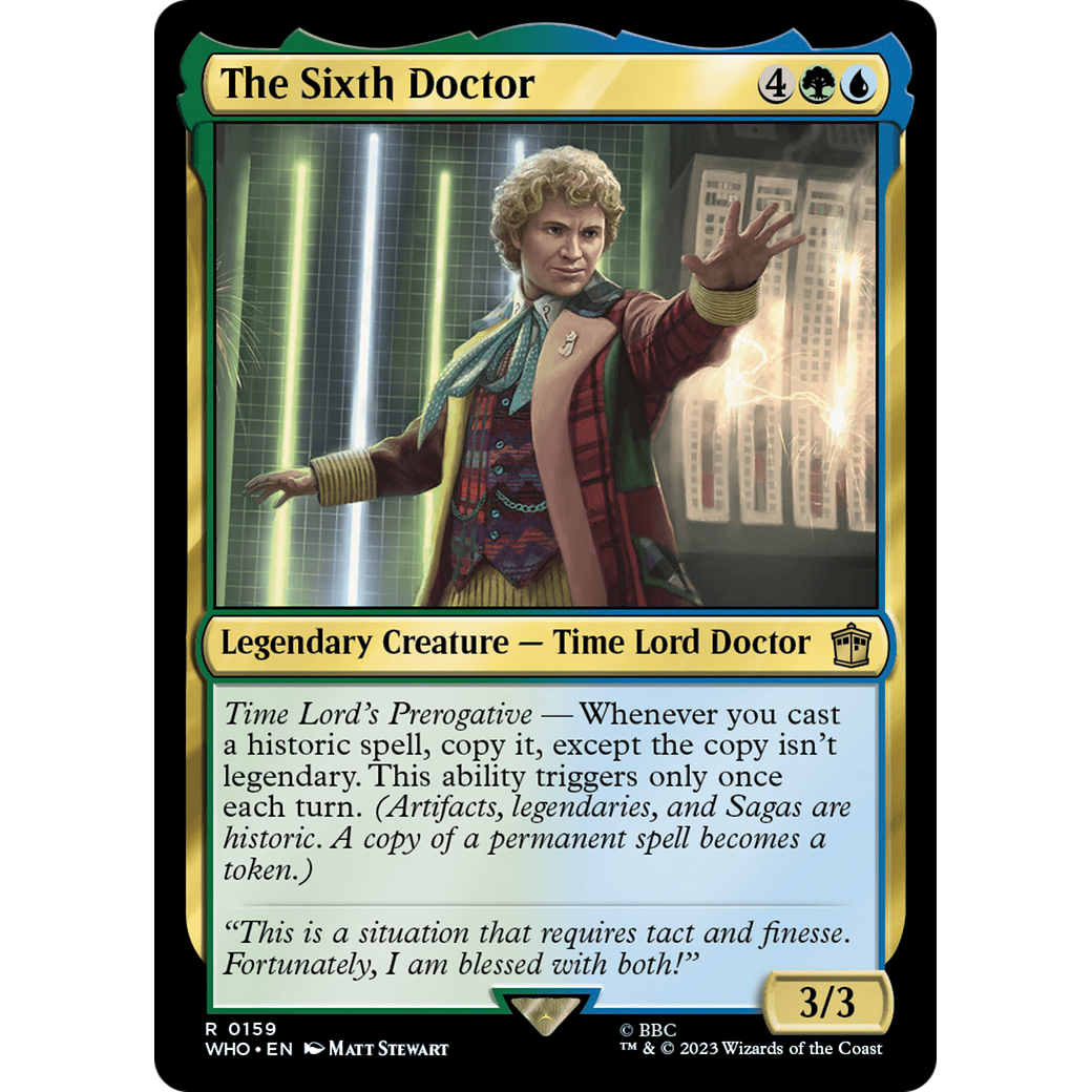 The Sixth Doctor (WHO-159) - Doctor Who