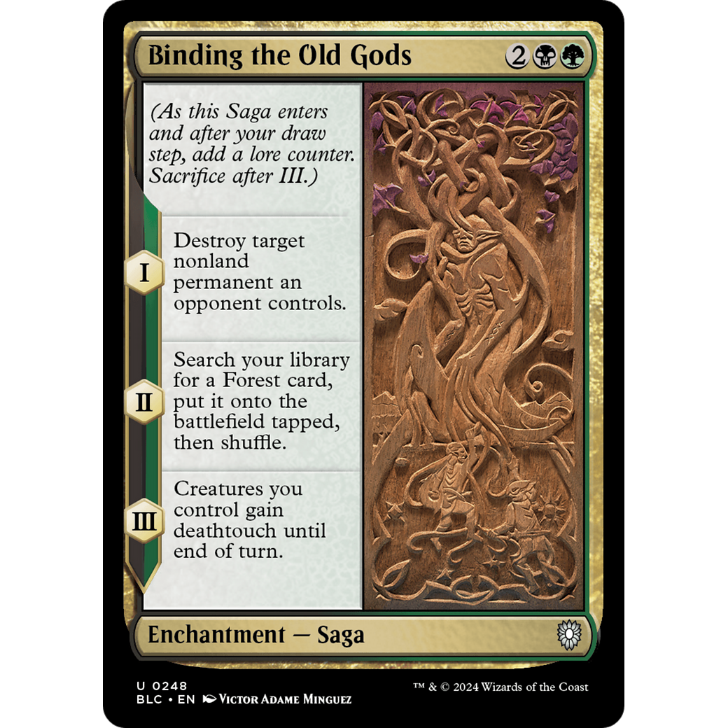 Binding the Old Gods (BLC-248) - Bloomburrow Commander