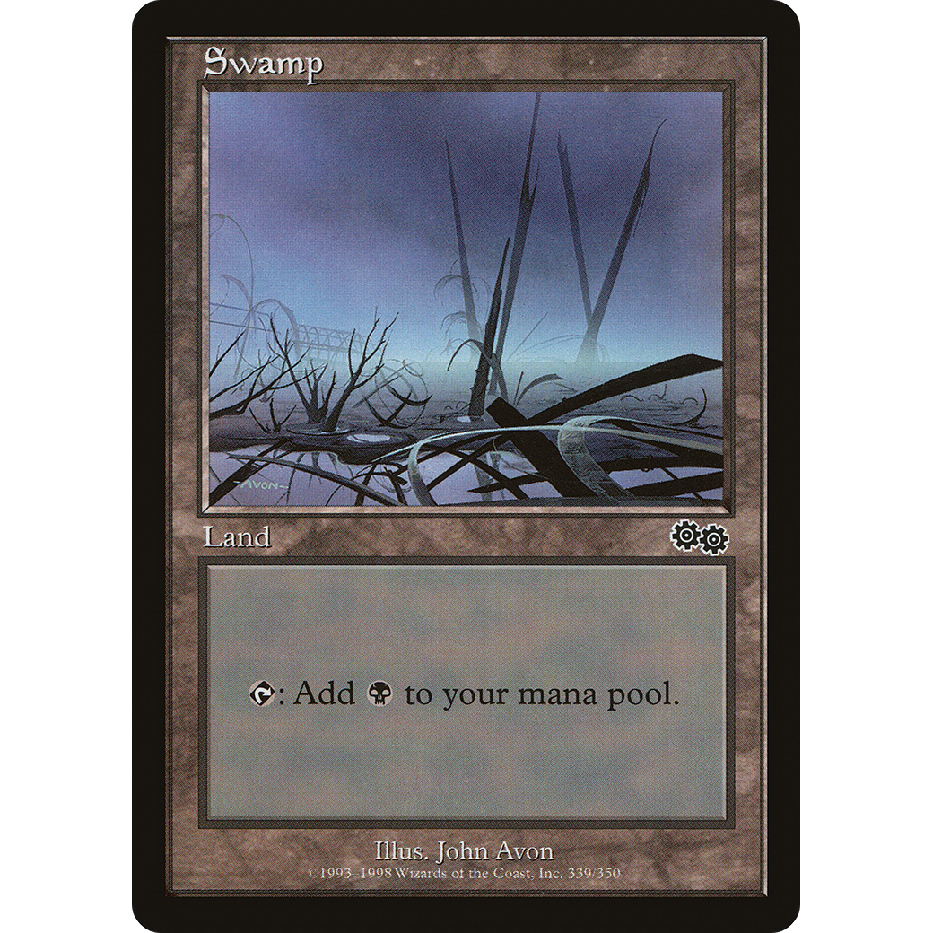 Swamp (339) (USG-339) - Urza's Saga