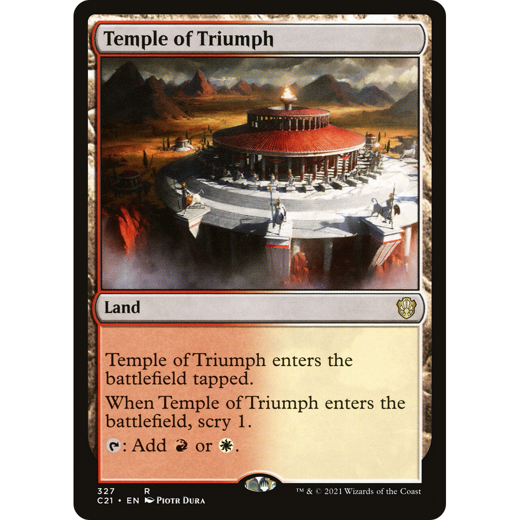 Temple of Triumph (C21-327) - Commander 2021
