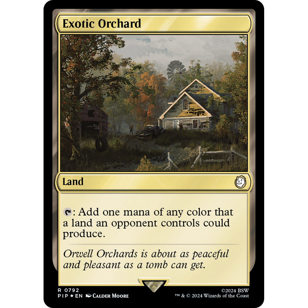Exotic Orchard (PIP-792) - Fallout Foil