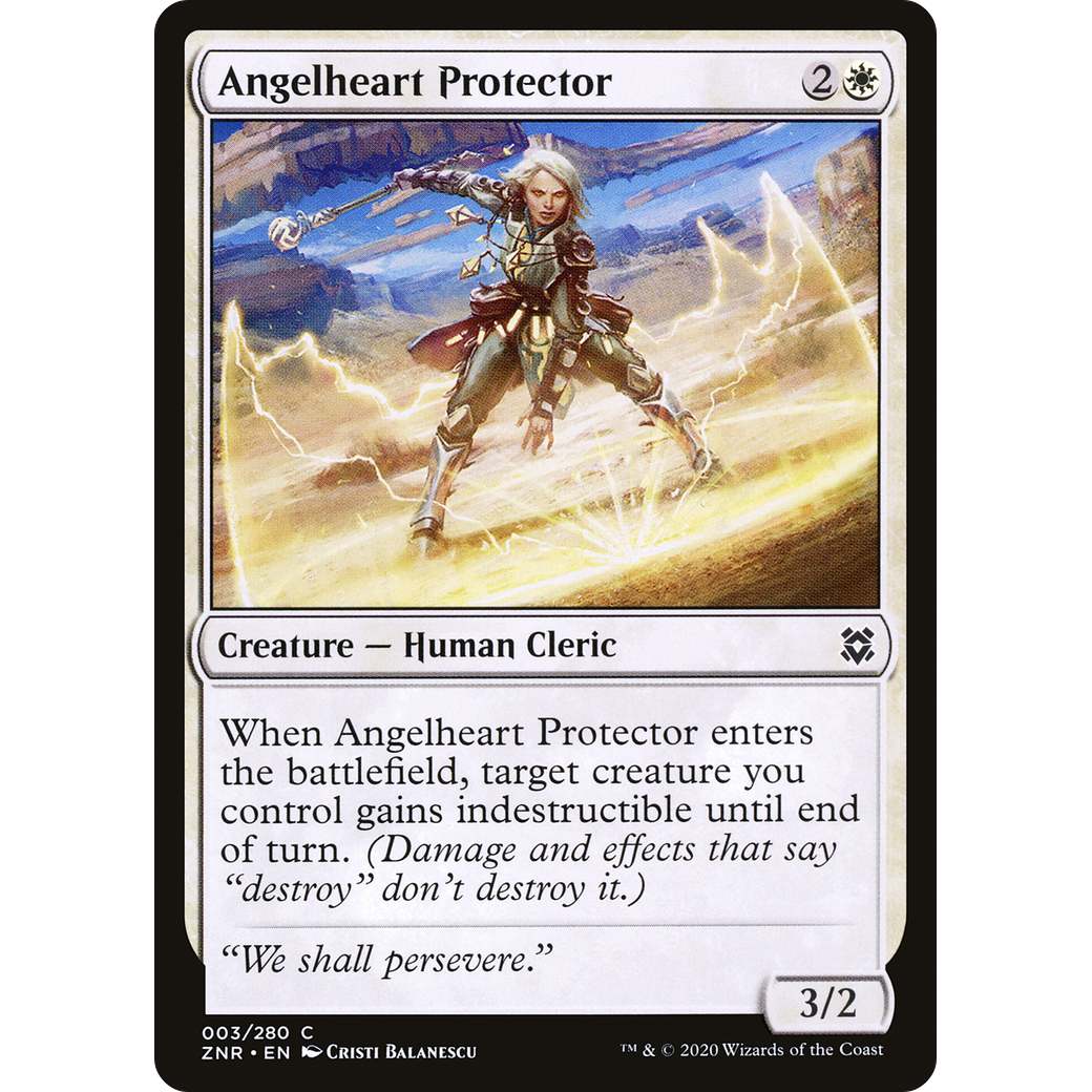 Angelheart Protector (ZNR-003) - Zendikar Rising Foil