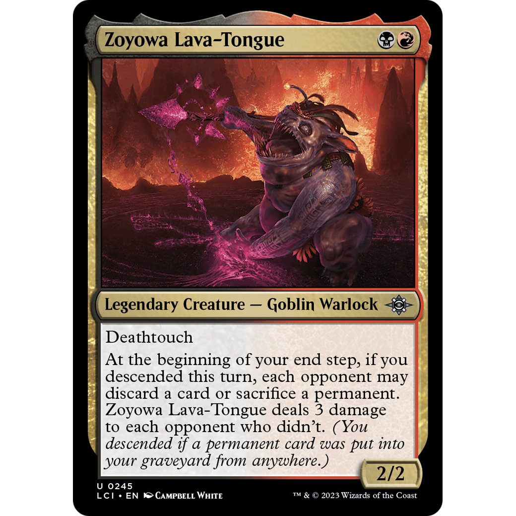 Zoyowa Lava-Tongue (LCI-245) - The Lost Caverns of Ixalan Foil