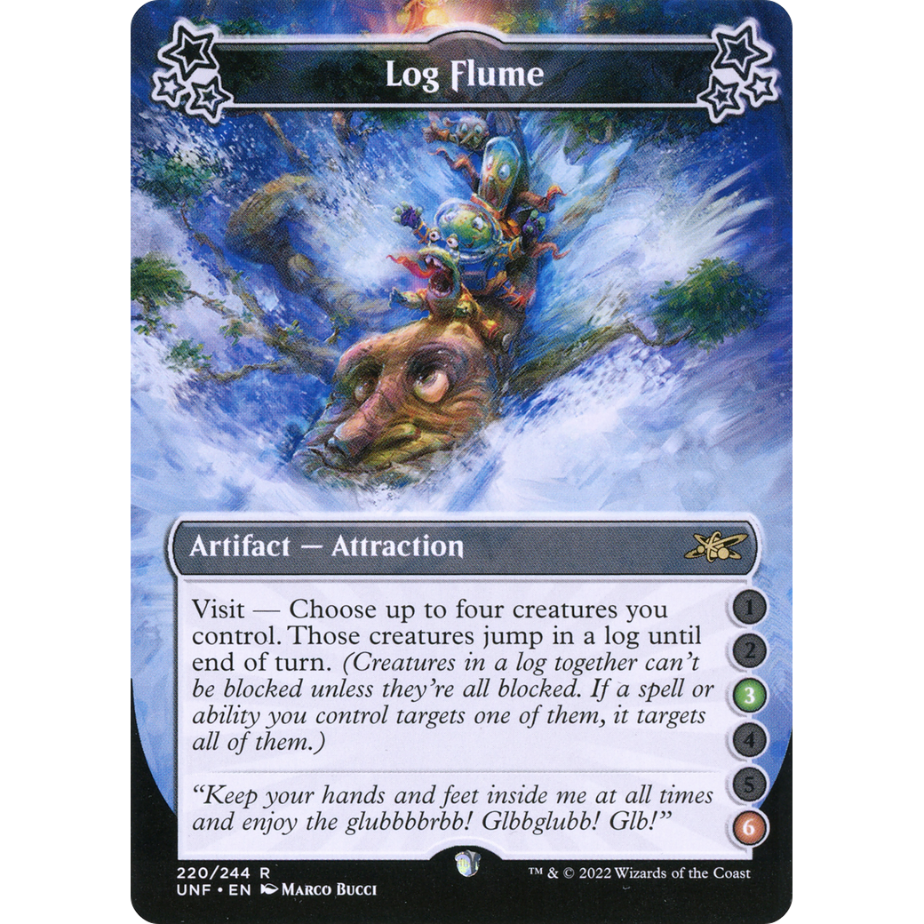 Log Flume (3-6) (UNF-220) - Unfinity Foil