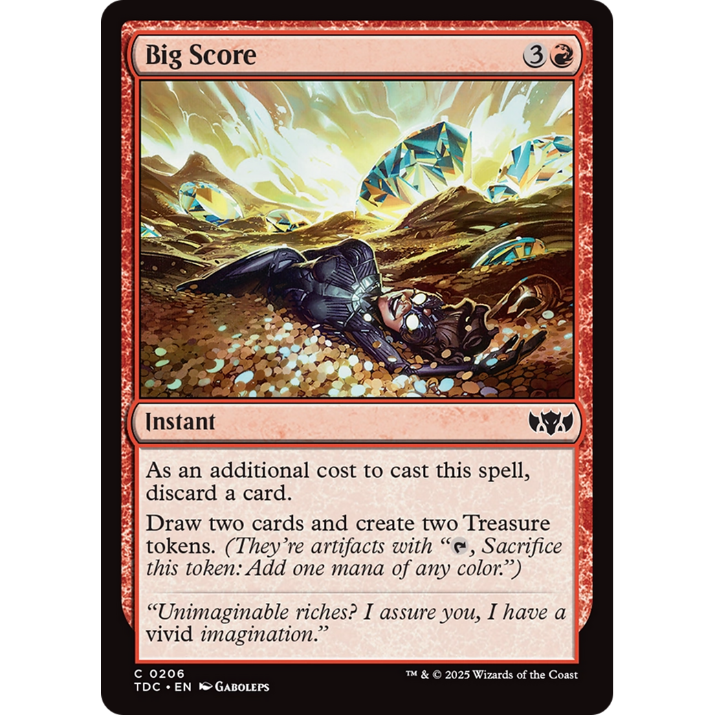 Big Score (TDC-206) - Commander: Tarkir: Dragonstorm