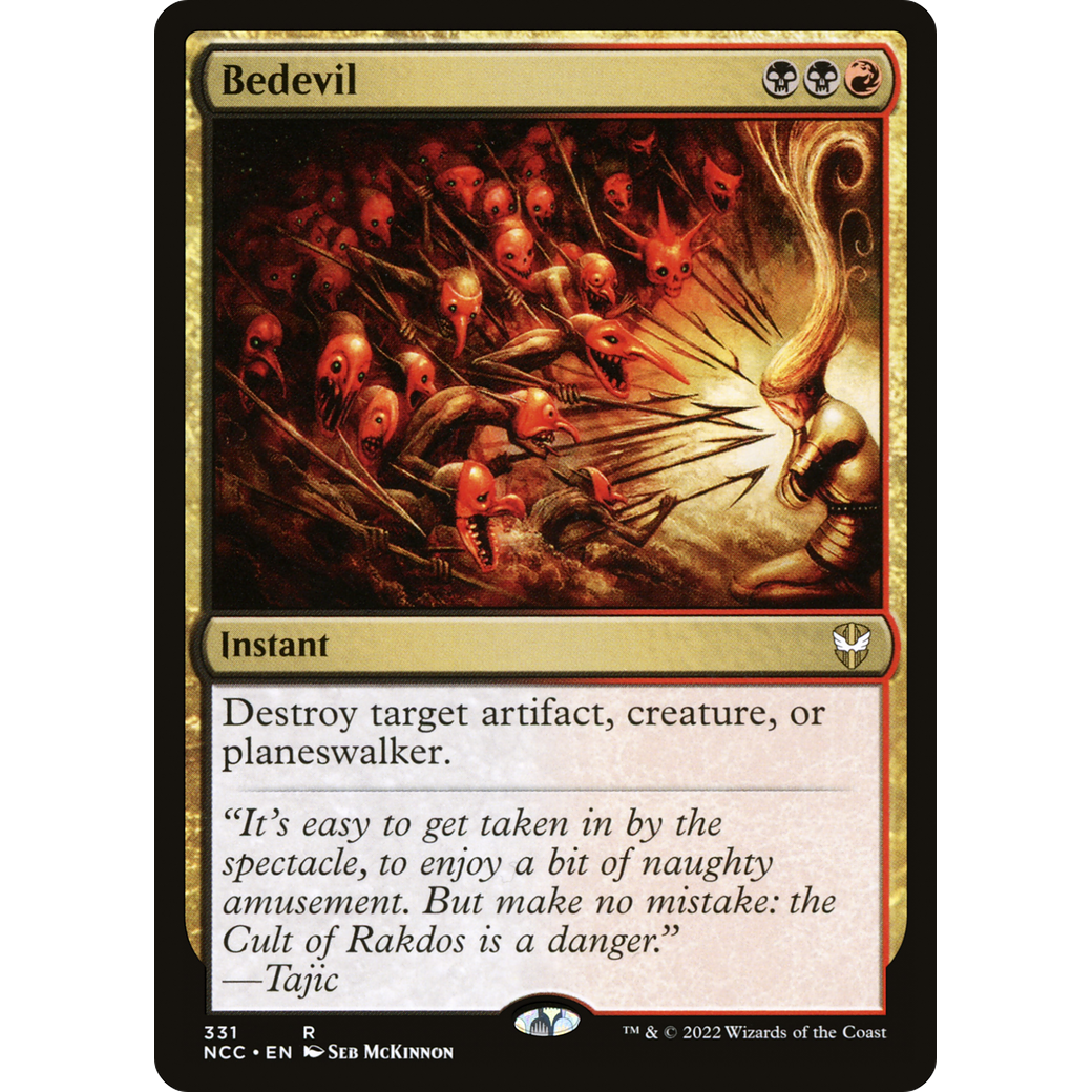 Bedevil (NCC-331) - New Capenna Commander