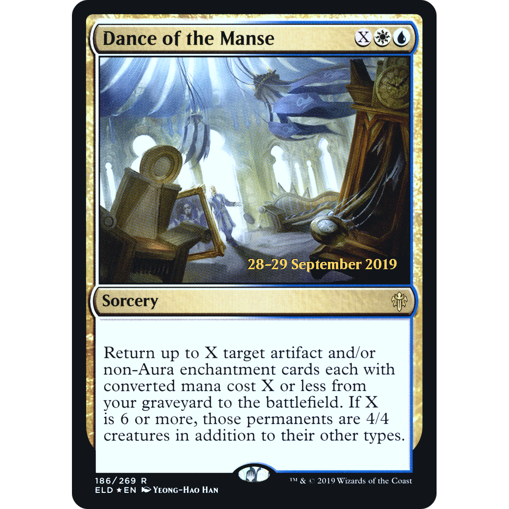 Dance of the Manse (PRE-186) - Throne of Eldraine Promos Foil