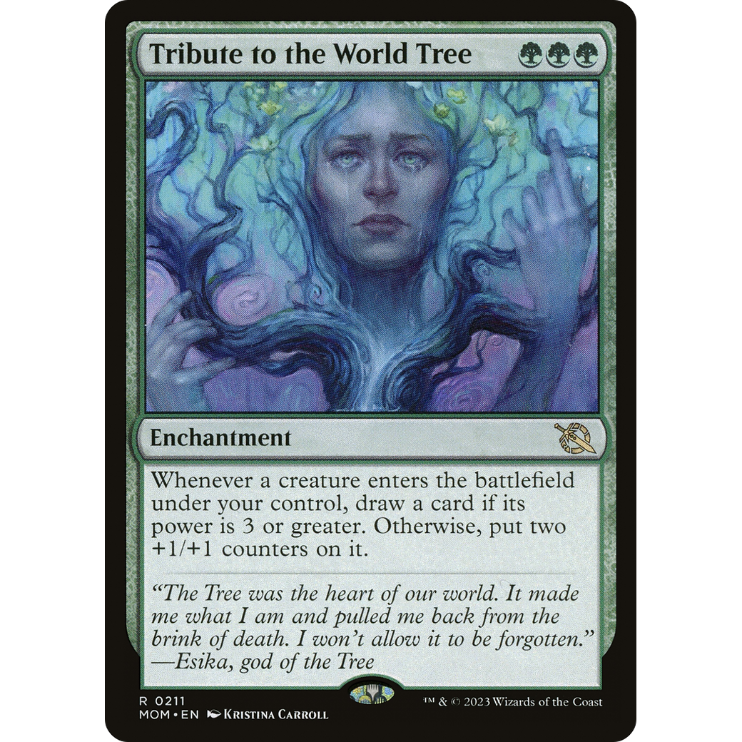 Tribute to the World Tree (MOM-211) - March of the Machine Foil