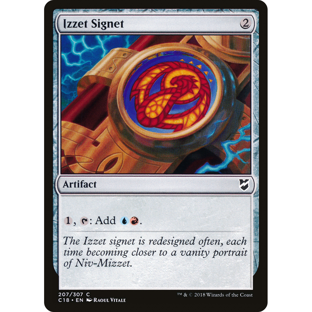 Izzet Signet (C18-207) - Commander 2018