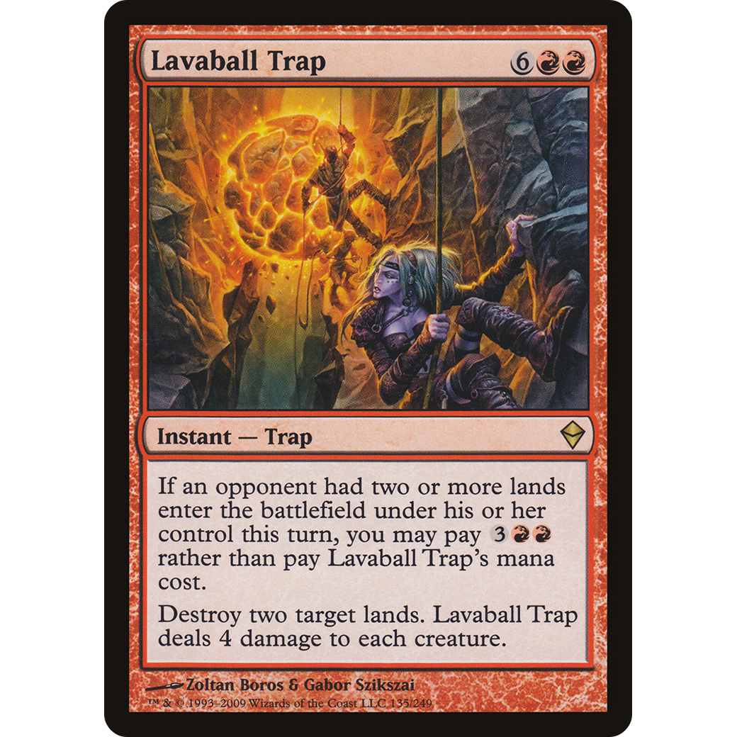 Lavaball Trap (ZEN-135) - Zendikar Foil