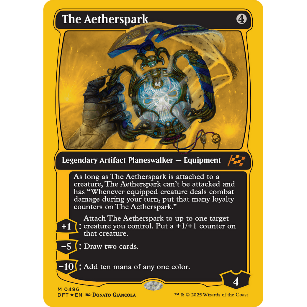 The Aetherspark (DFT-496) - Aetherdrift Foil