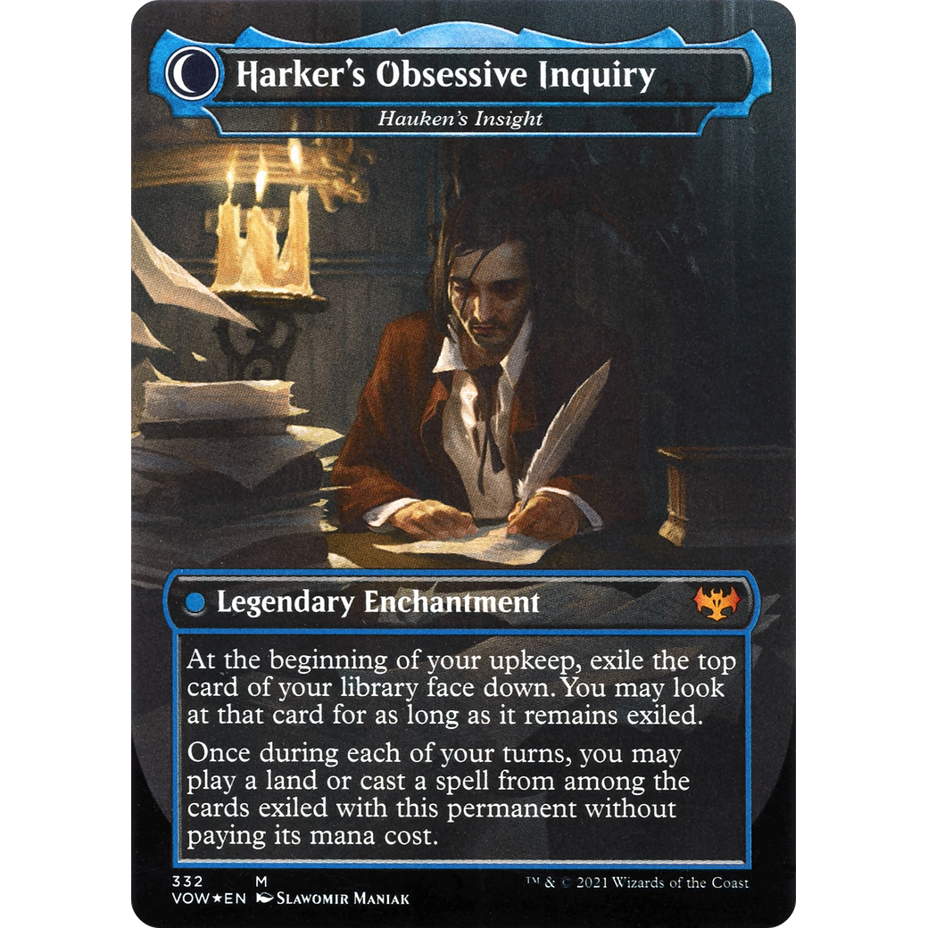 Jonathan Harker - Jacob Hauken, Inspector (VOW-332) - Innistrad: Crimson Vow: (Double Faced Transform) (Borderless)