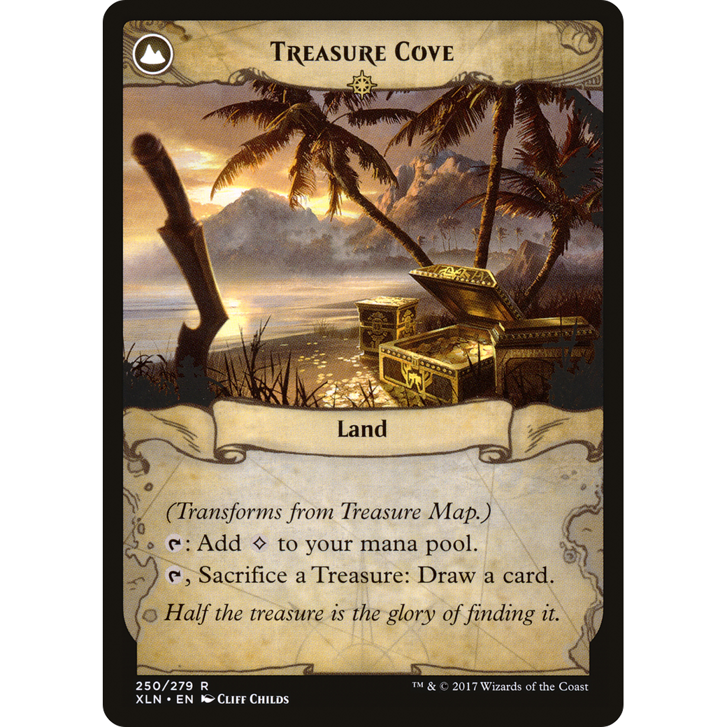 Treasure Map (XLN-250) - Ixalan: (compasslanddfc) Foil
