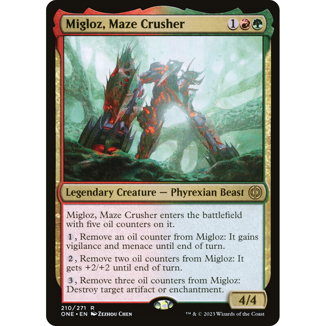 Migloz, Maze Crusher (ONE-210) - Phyrexia: All Will Be One