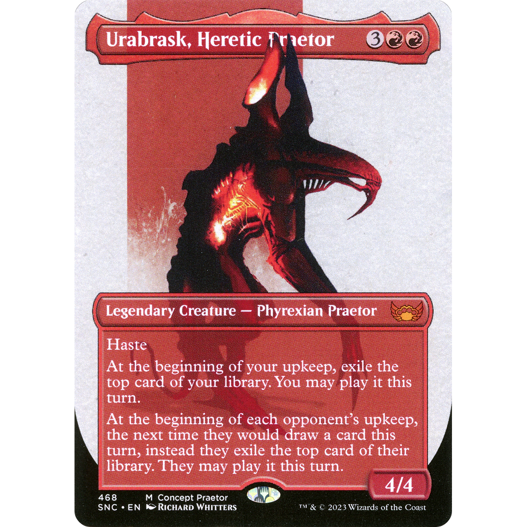 Urabrask, Heretic Praetor (Concept Praetor) (ONE-468) - Streets of New Capenna (Borderless)