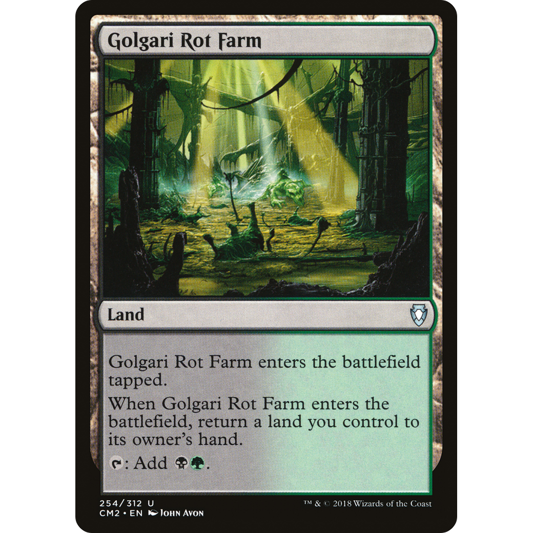 Golgari Rot Farm (CM2-254) - Commander Anthology Volume II