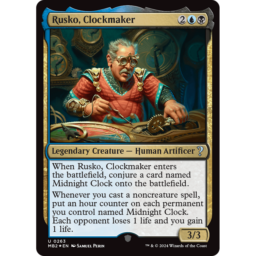 Rusko, Clockmaker (MB2-263) - Mystery Booster 2 Foil