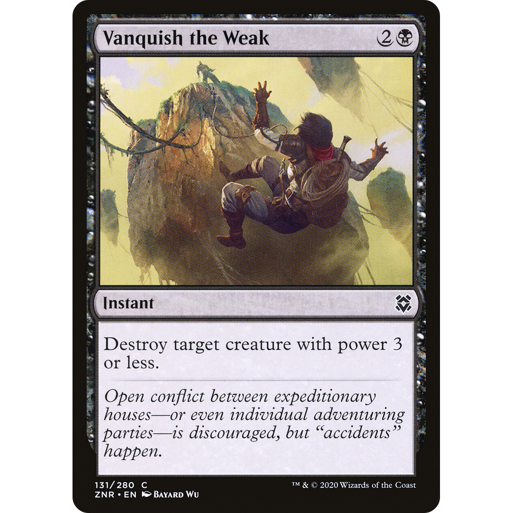 Vanquish the Weak (ZNR-131) - Zendikar Rising Foil