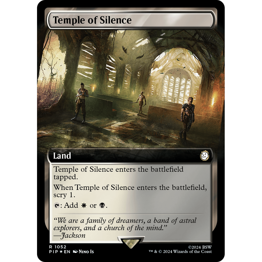 Temple of Silence (PIP-1052) - Fallout: (Extended Art) Foil