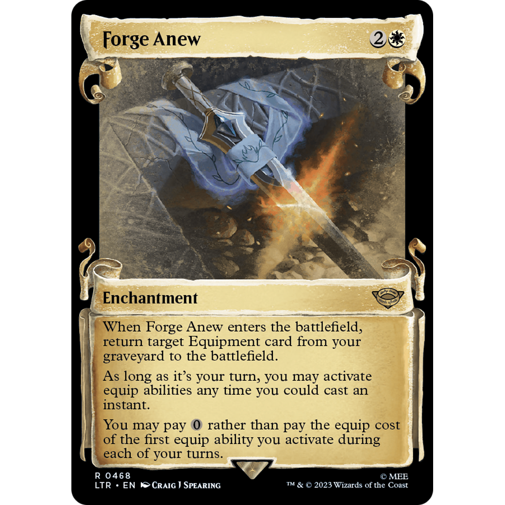 Forge Anew (LTR-468) - The Lord of the Rings: Tales of Middle-earth: (Showcase) Foil