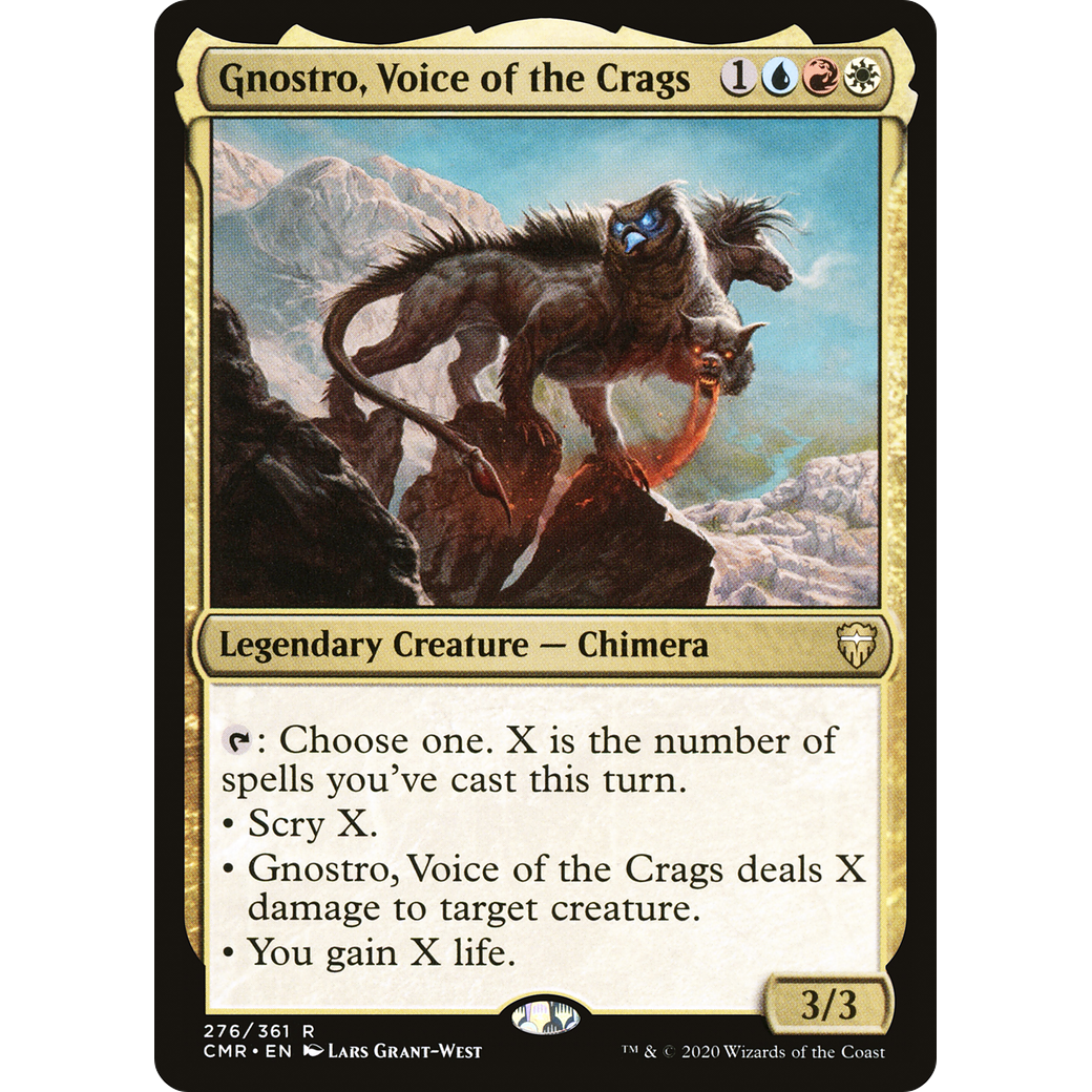 Gnostro, Voice of the Crags (CMR-276) - Commander Legends