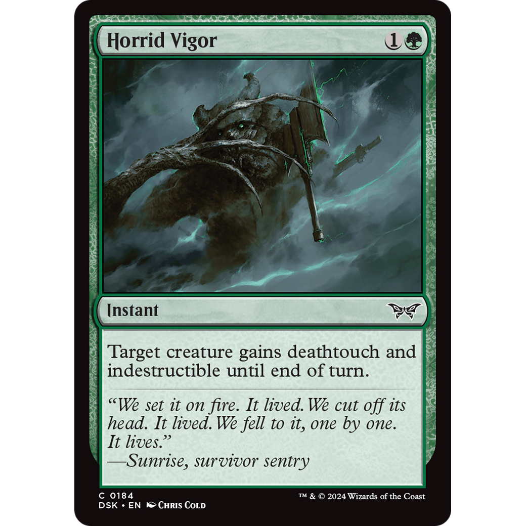 Horrid Vigor (DSK-184) - Duskmourn: House of Horror
