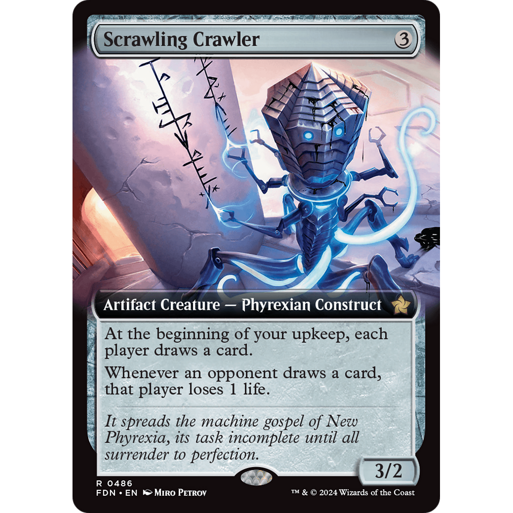 Scrawling Crawler (FDN-486) - Foundations: (Extended Art) Foil