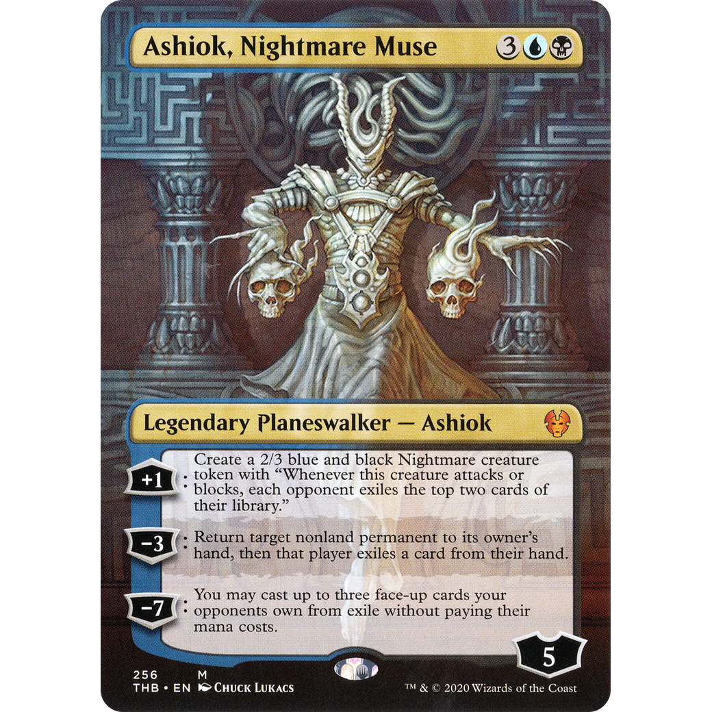 Ashiok, Nightmare Muse (Borderless) (THB-256) - Theros Beyond Death (Borderless) Foil