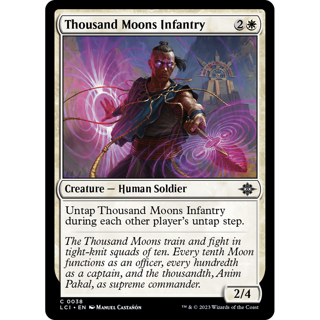 Thousand Moons Infantry (LCI-038) - The Lost Caverns of Ixalan