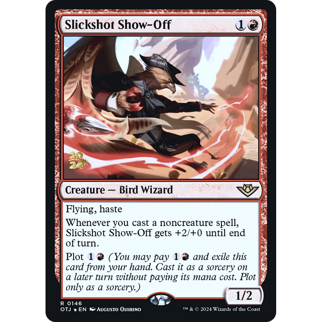 Slickshot Show-Off (PRE-146S) - Outlaws of Thunder Junction Promos Foil