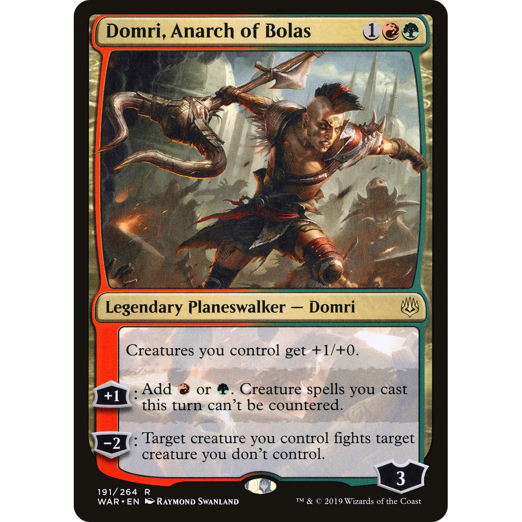Domri, Anarch of Bolas (WAR-191) - War of the Spark