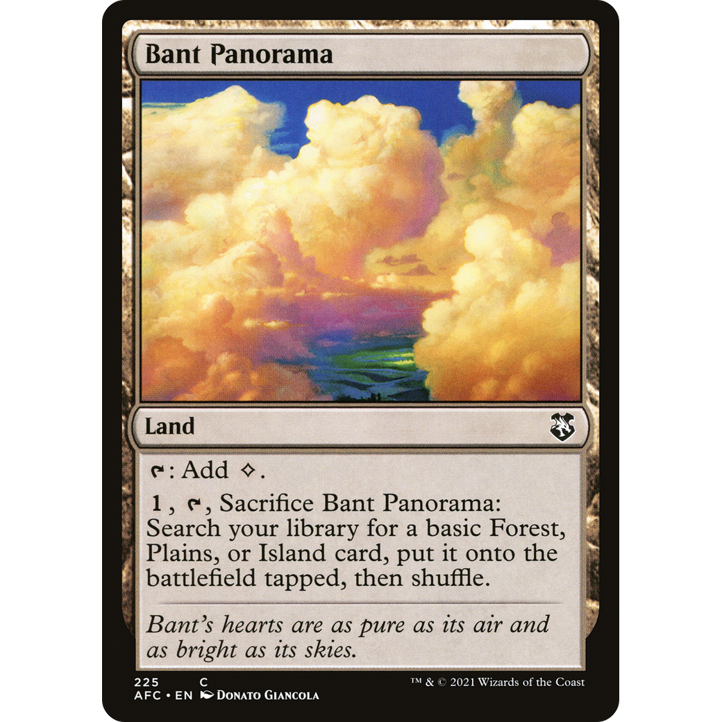 Bant Panorama (AFC-225) - Forgotten Realms Commander