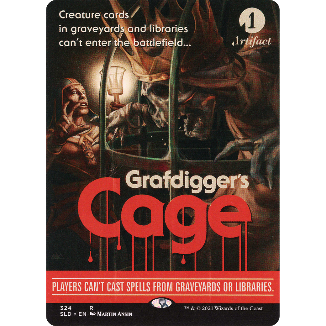 Grafdigger's Cage (SLD-324) - Secret Lair Drop (Borderless)
