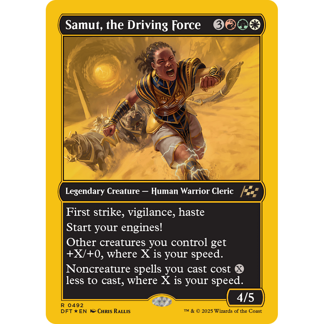 Samut, the Driving Force (DFT-492) - Aetherdrift Foil