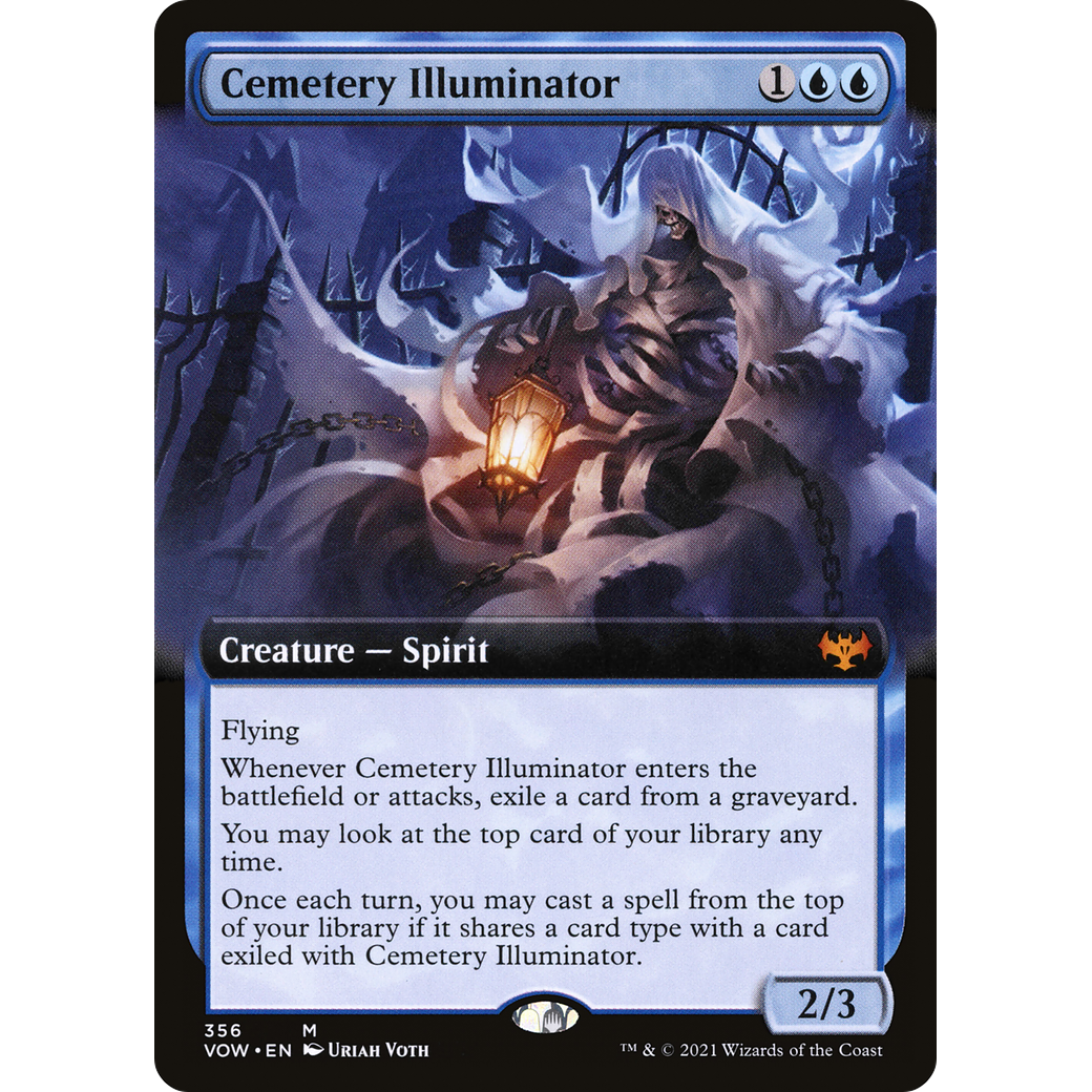 Cemetery Illuminator (Extended Art) (VOW-356) - Innistrad: Crimson Vow: (Extended Art)