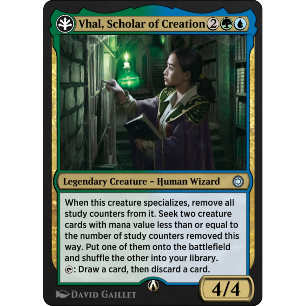 Vhal, Scholar of Creation (HBG-08G) - Alchemy Horizons: Baldur's Gate