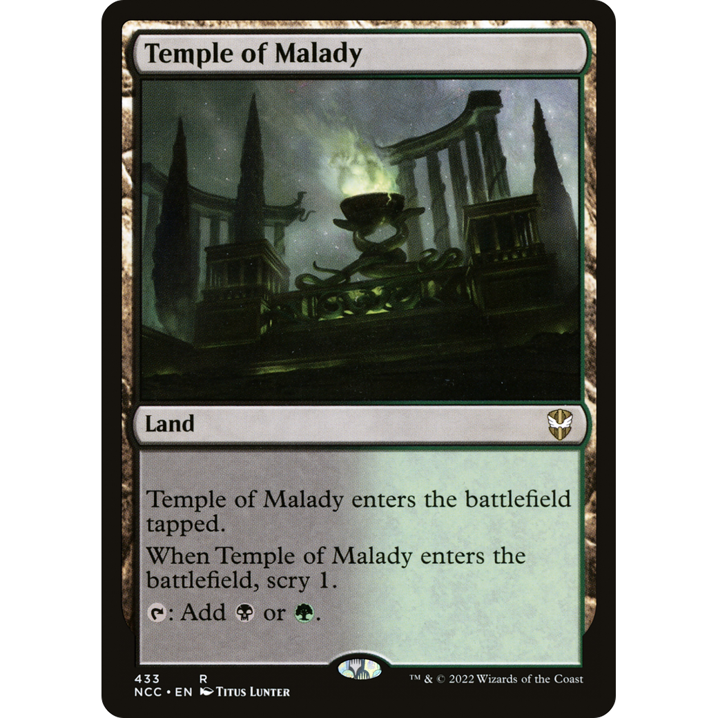 Temple of Malady (NCC-433) - New Capenna Commander