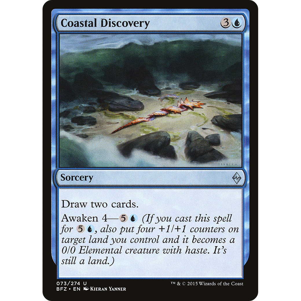 Coastal Discovery (BFZ-073) - Battle for Zendikar Foil