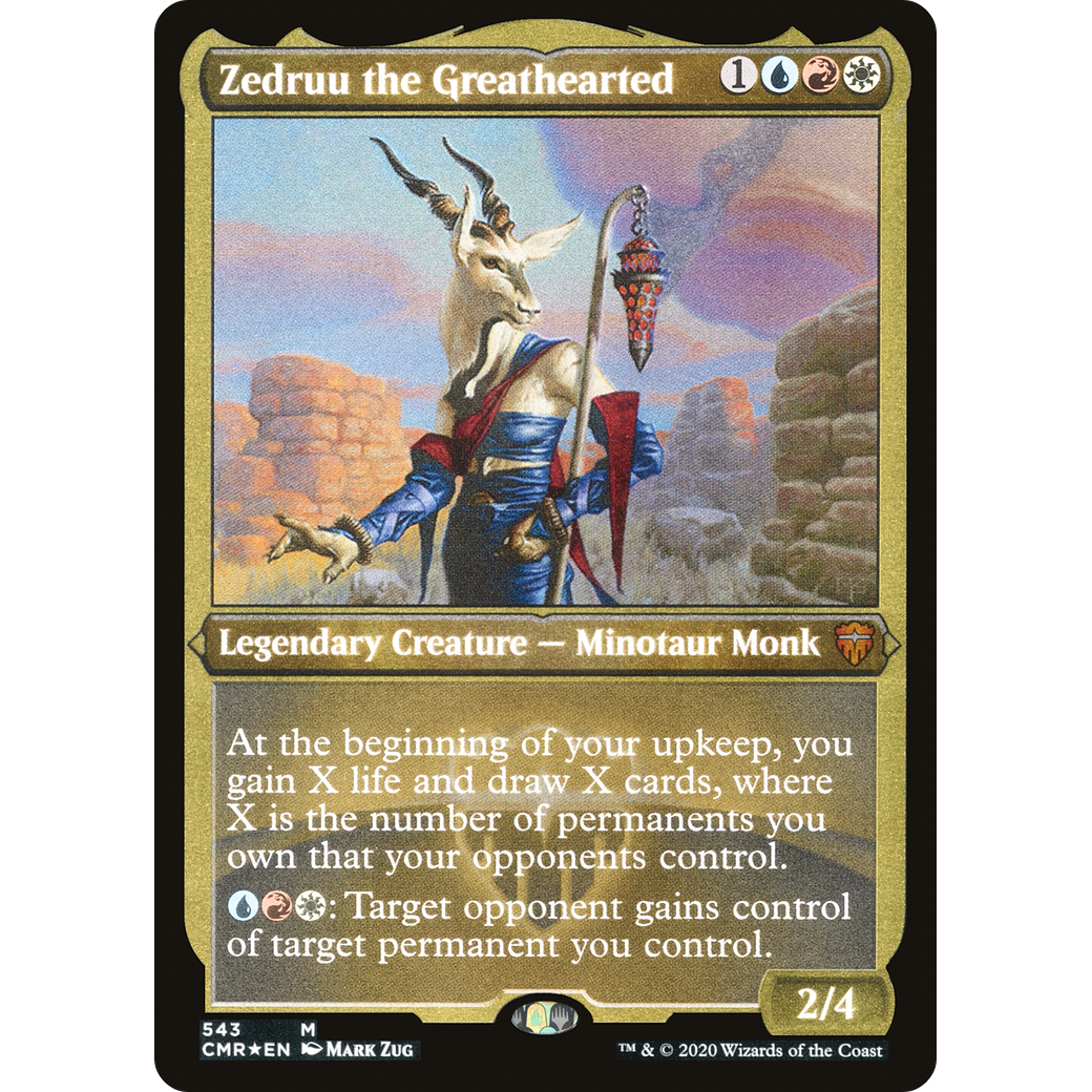 Zedruu the Greathearted (Foil Etched) (CMR-543) - Commander Legends Foil