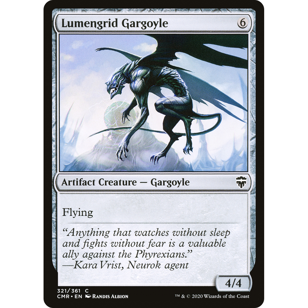 Lumengrid Gargoyle (CMR-321) - Commander Legends Foil