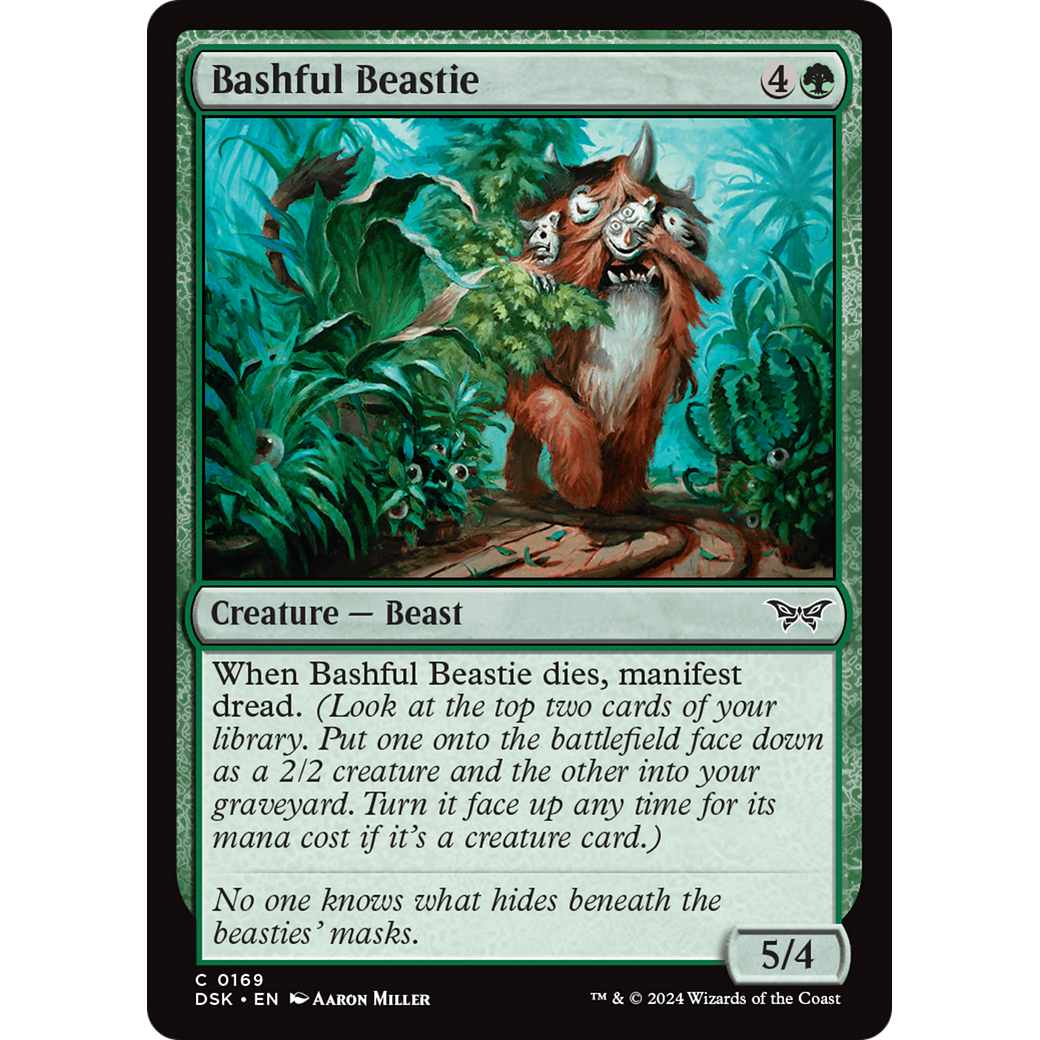 Bashful Beastie (DSK-169) - Duskmourn: House of Horror Foil