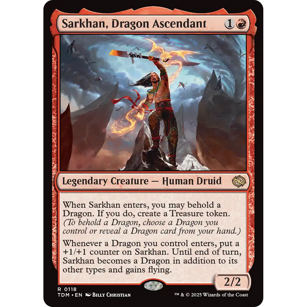 Sarkhan, Dragon Ascendant (TDM-118) - Tarkir: Dragonstorm