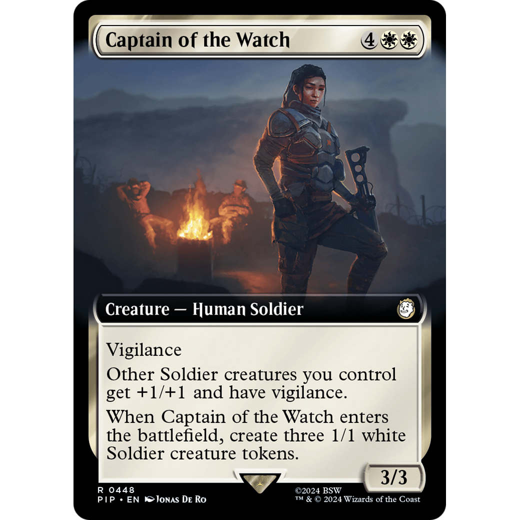 Captain of the Watch (PIP-448) - Fallout: (Extended Art) Foil