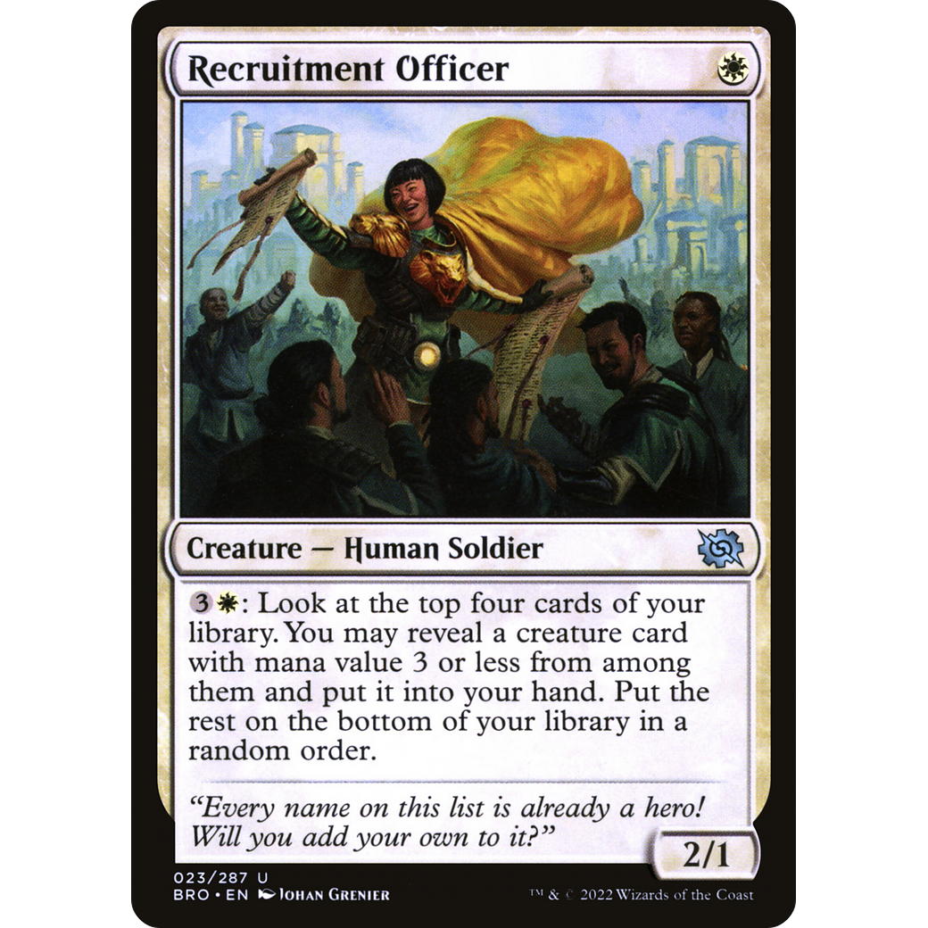 Recruitment Officer (BRO-023) - The Brothers' War