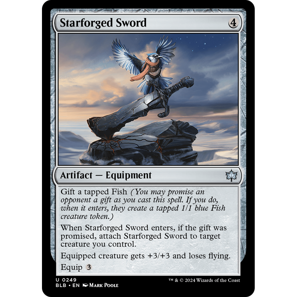 Starforged Sword (BLB-249) - Bloomburrow Foil