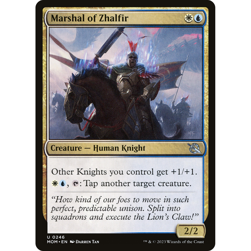 Marshal of Zhalfir (MOM-246) - March of the Machine Foil