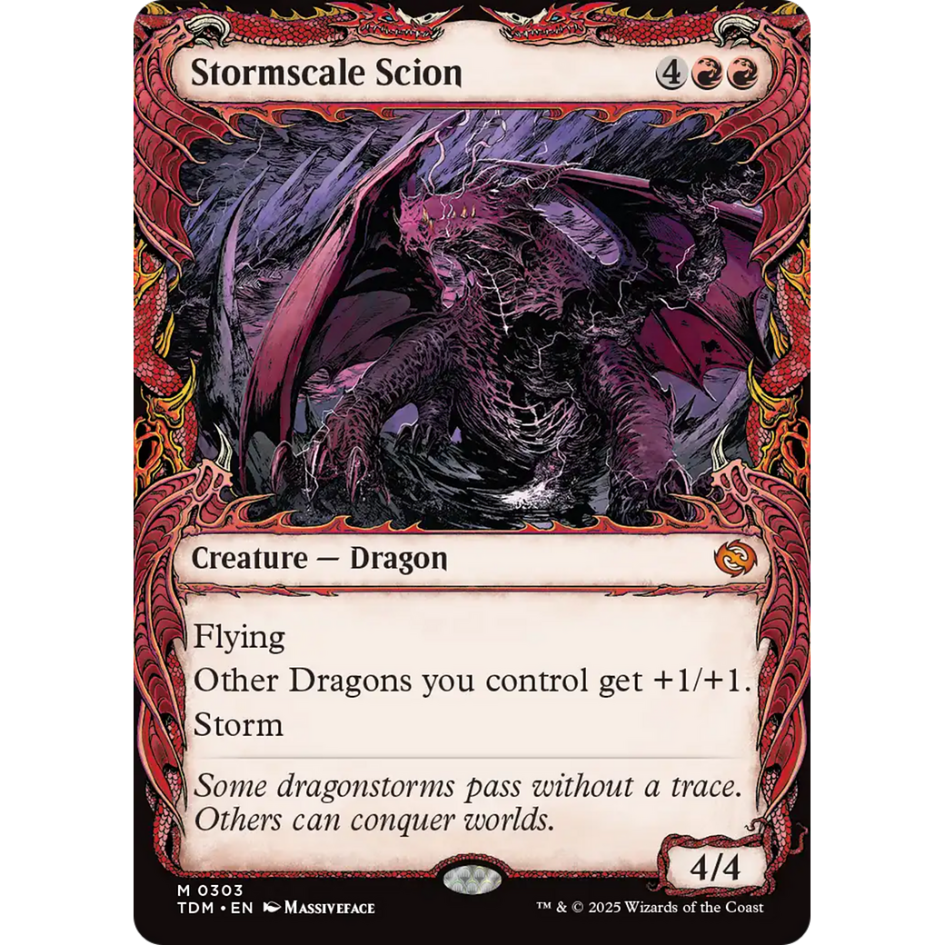 Stormscale Scion (TDM-303) - Tarkir: Dragonstorm: (Showcase)