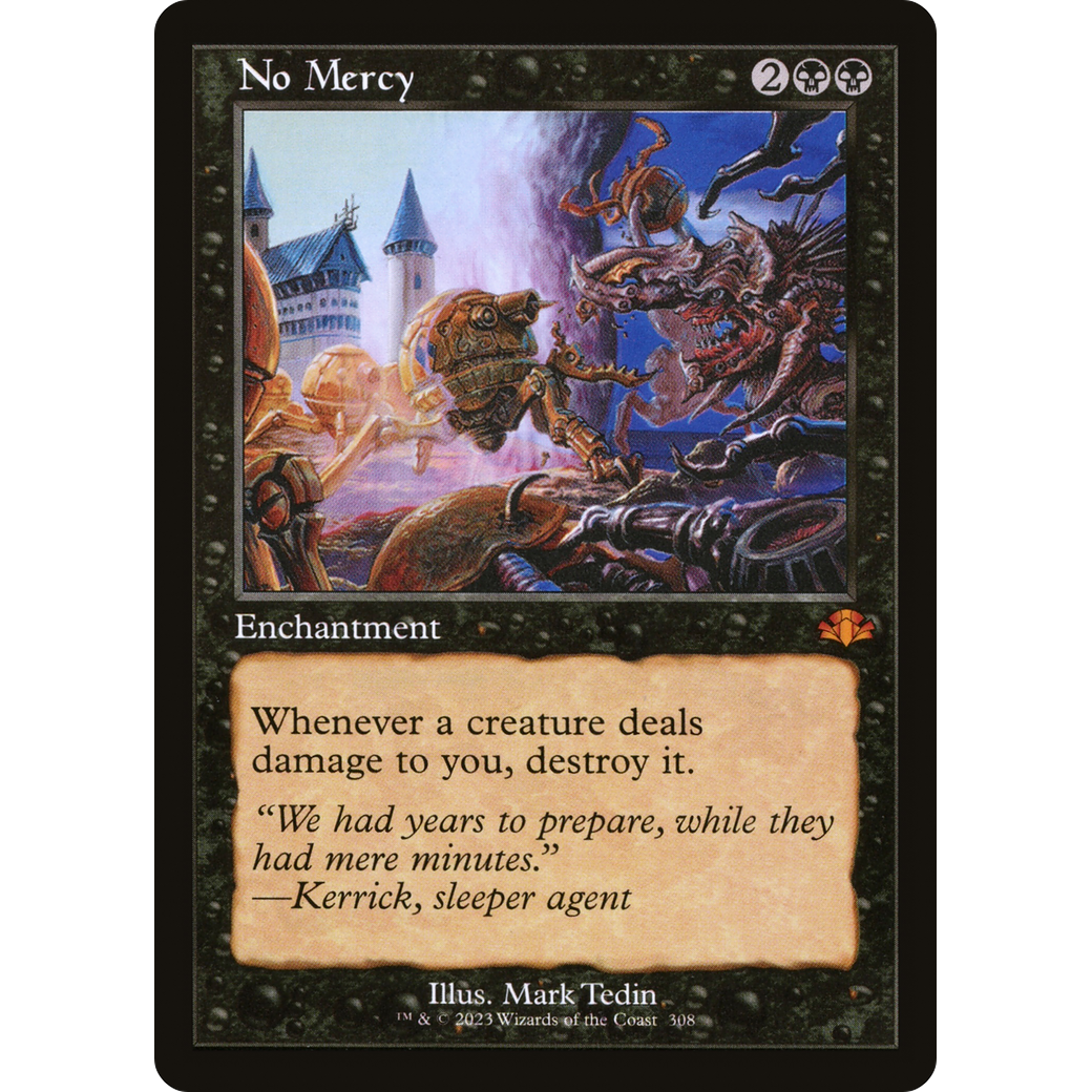 No Mercy (Retro Frame) (DMR-308) - Dominaria Remastered Foil