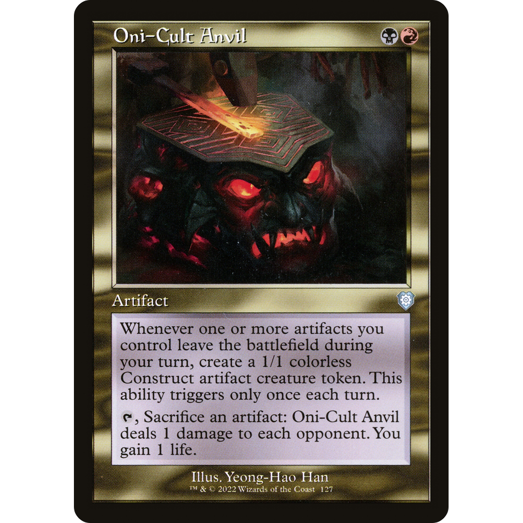 Oni-Cult Anvil (Retro Frame) (BRC-127) - The Brothers' War Commander